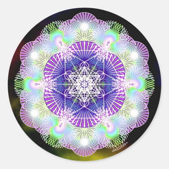 Deep Peace 2 Classic Round Sticker