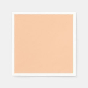 Deep Peach Solid Colour Napkin