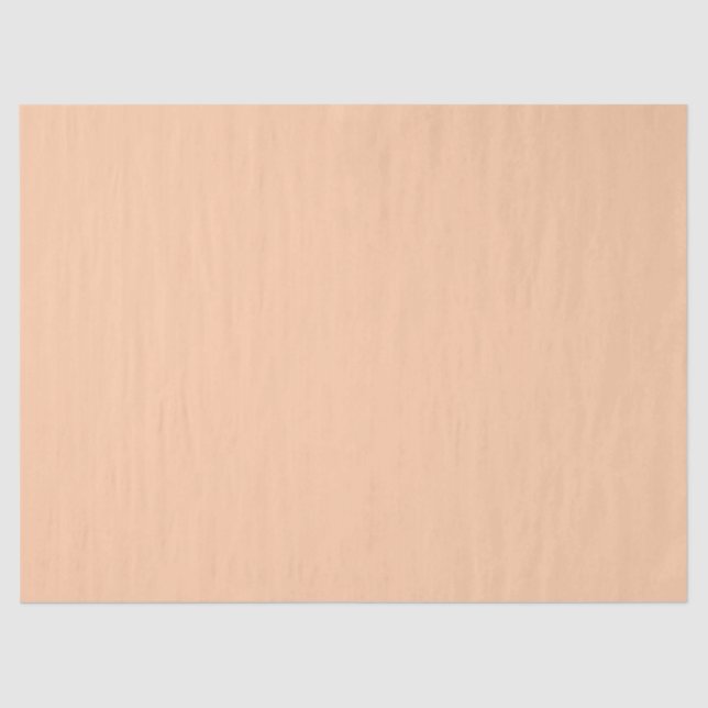 Deep Peach Solid Colour Tissue Paper (Front)