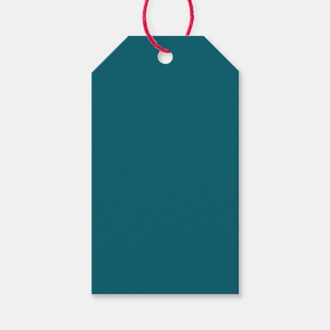 Deep Petrol Gift Tags (Front)