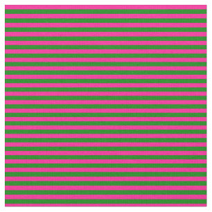 Deep Pink and Green Pattern Fabric