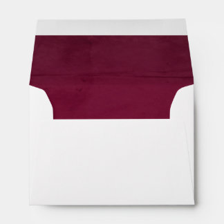 Deep Pink Faux Velvet Textured Look Lining Envelopes