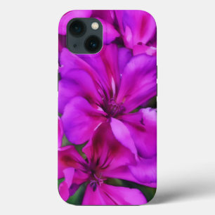 Deep Pink Flowers Art Phone Case