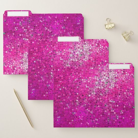 presentation folder glitter