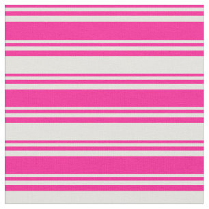 Deep Pink & Light Yellow Coloured Pattern Fabric