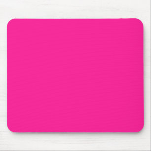 Deep Pink Solid Colour Mouse Mat