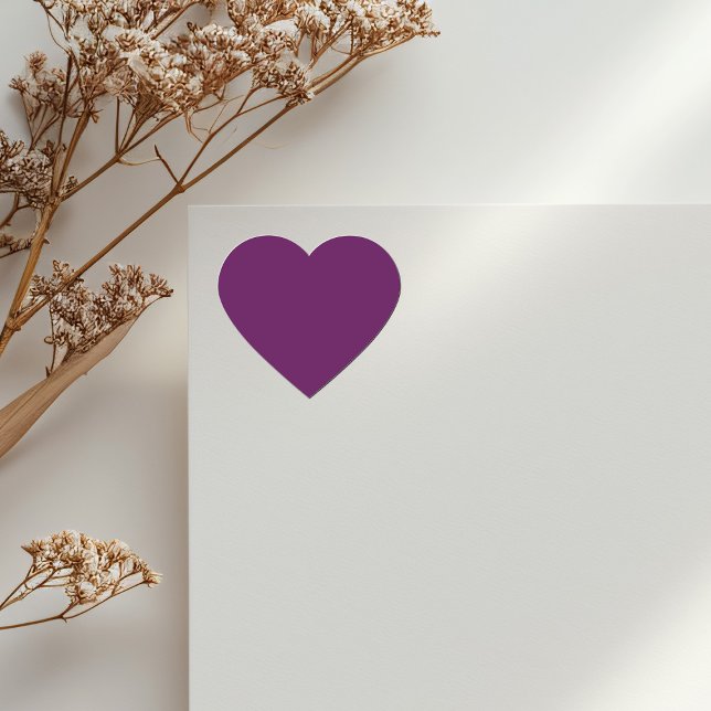 Deep Plum  - Elegant Solid Plum - Stickers (Creator Uploaded)