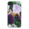 Deep Purple Iris Close Up Personalised iPhone Case