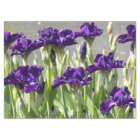 Deep Purple Irises Floral