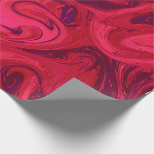 Deep purple marbled texture, rich ebru technique wrapping paper