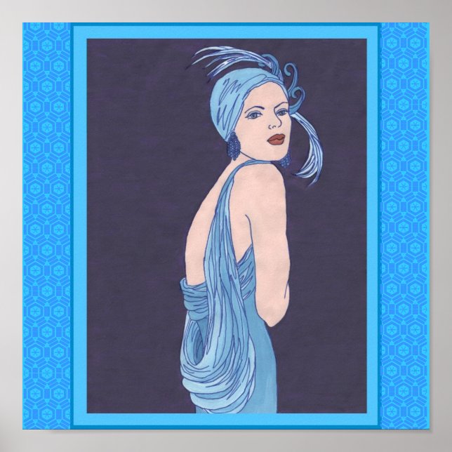 Deep Purple Night Poster (Front)