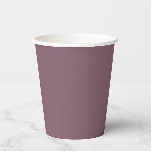 Deep Purple Paper Cups (Front)