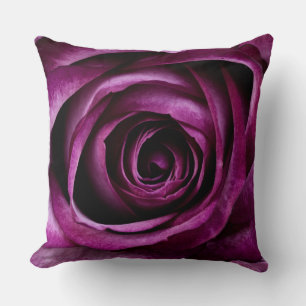 Deep Purple Rose Cushion