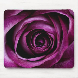Deep Purple Rose Mouse Mat