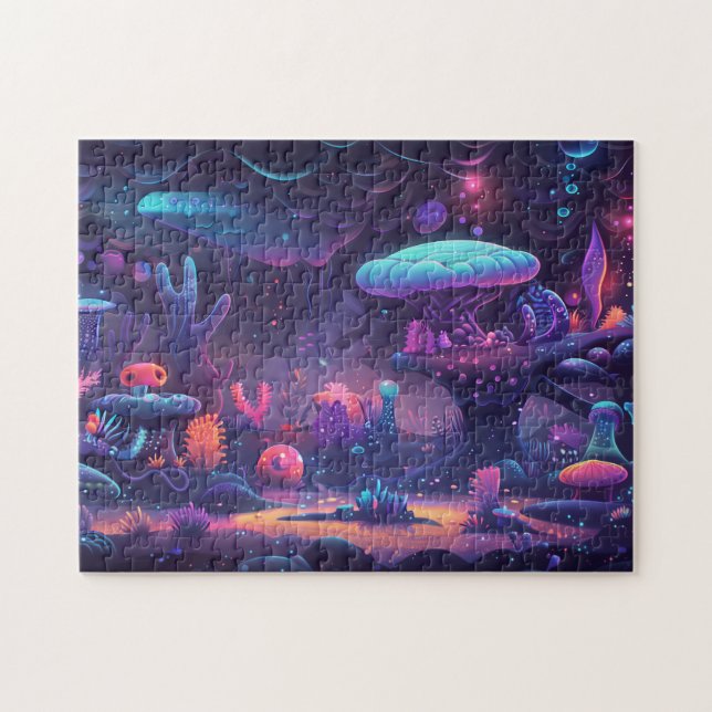 Deep Purple Sea Jigsaw Puzzle (Horizontal)