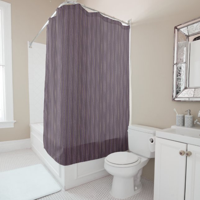 Deep Purple Shower Curtain (In Situ)