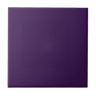 Deep Purple Solid Colour Tile