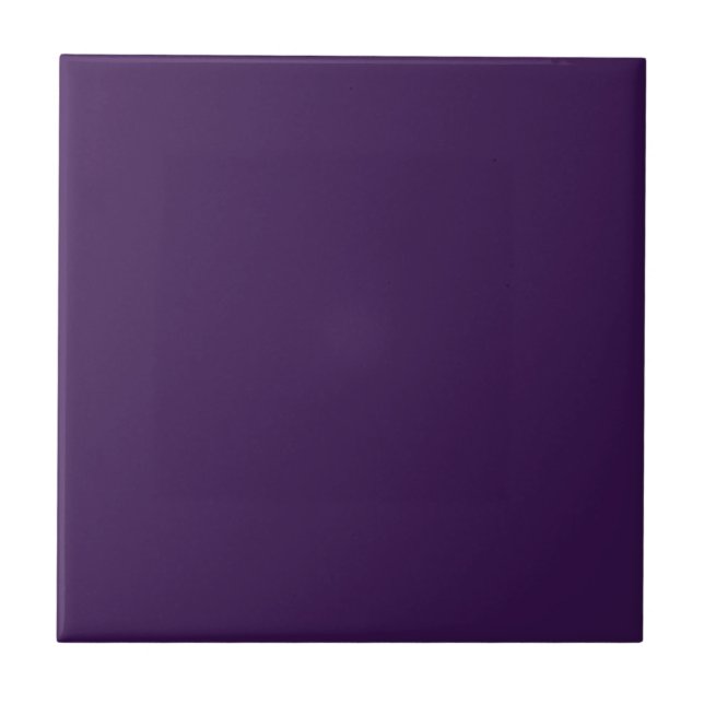 Deep Purple Solid Colour Tile (Front)