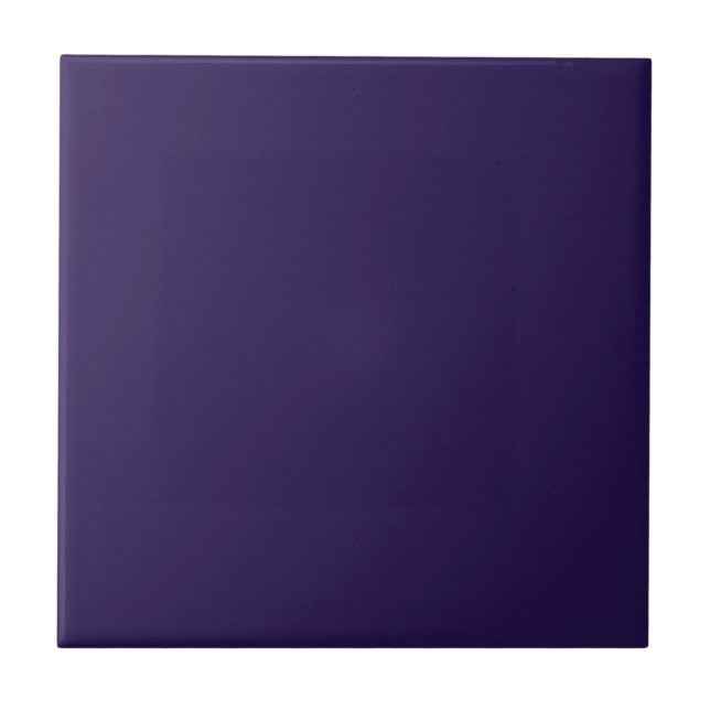 Deep Purple Solid Colour Tile (Front)
