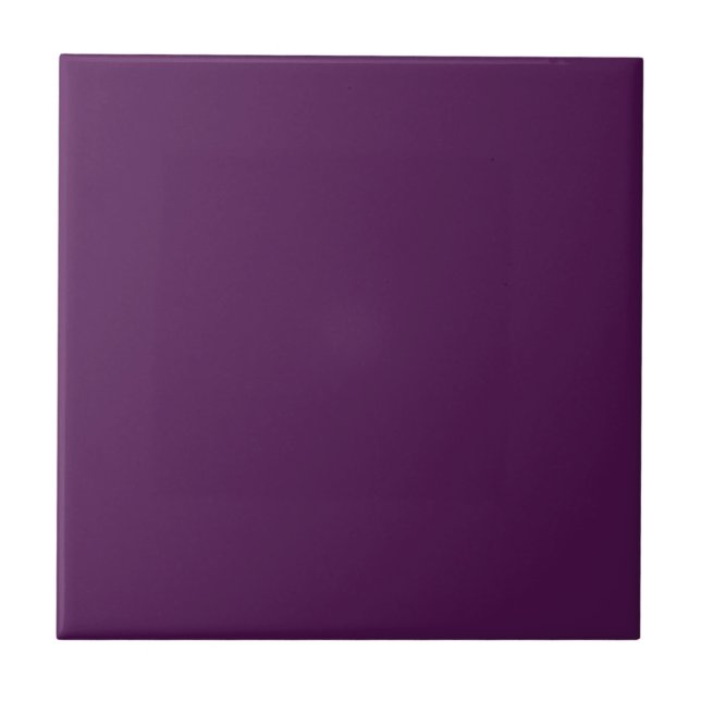 Deep Purple Solid Colour Tile (Front)