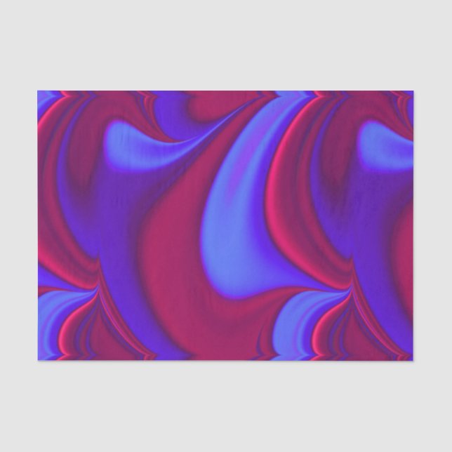 Deep Purple Swirl Tissue Paper (Front)