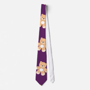 Deep Purple Teddy Bear, Bears Tie