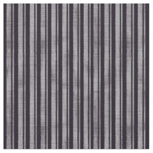 Deep Purple Ticking Stripes Fabric