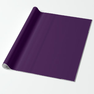 Deep Purple Wrapping Paper
