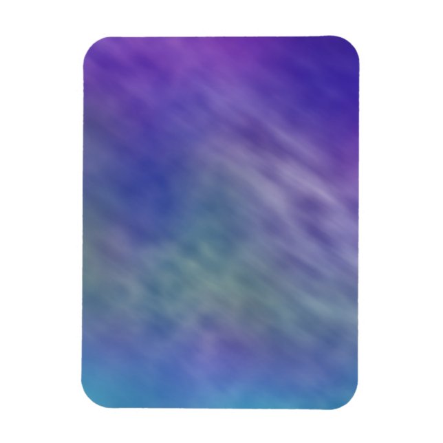 Deep Rainbow Colored Sky Background Magnet (Vertical)