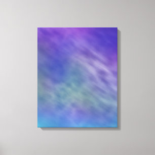 Deep Rainbow Coloured Sky Background Canvas Print