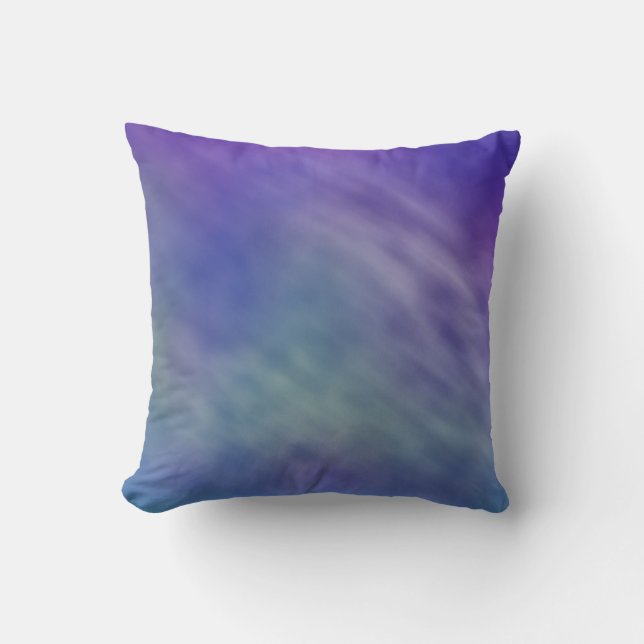 Deep Rainbow Coloured Sky Background Cushion (Front)
