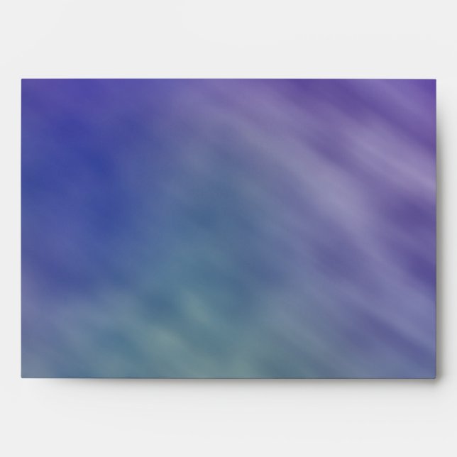 Deep Rainbow Coloured Sky Background Envelope (Front)