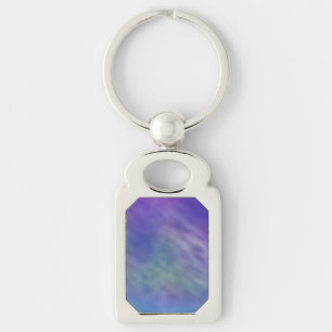 Deep Rainbow Coloured Sky Background Key Ring