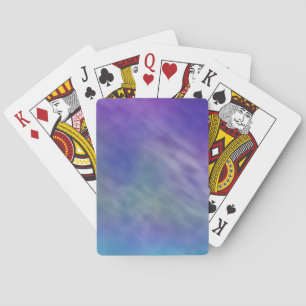 Deep Rainbow Coloured Sky Background Playing Cards
