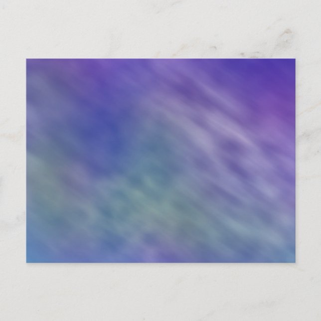 Deep Rainbow Coloured Sky Background Postcard (Front)