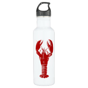 Deep Red Lobster 710 Ml Water Bottle