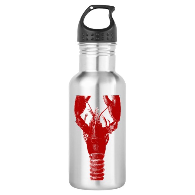 Deep Red Lobster  710 Ml Water Bottle (Front)