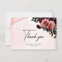 Deep red maroon mauve blush burgundy gold frame
