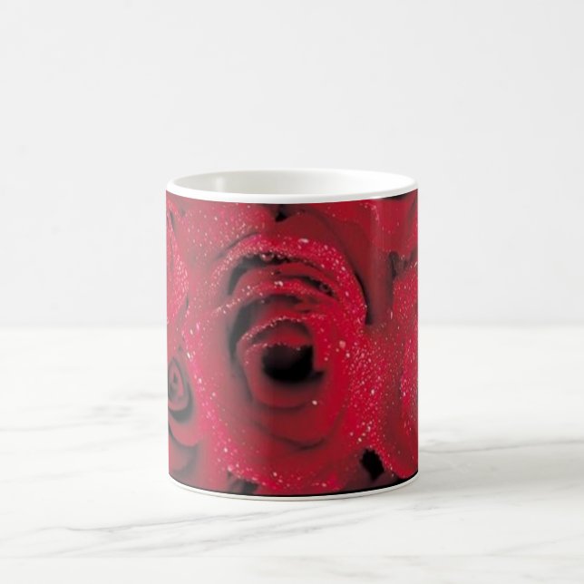Deep Red Roses (1) Favour Mug (Center)