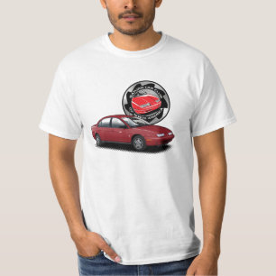 Deep red Saturn SL2 SCCNA t-shirt