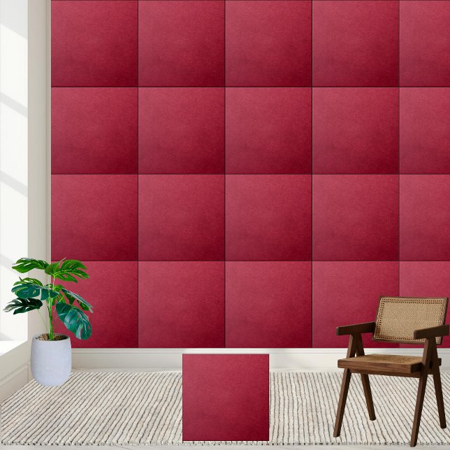 Deep Red Velvet Texture Ceramic Tile (Deep Red Velvet Texture Ceramic Tile)