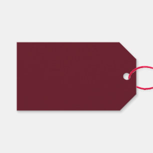 Deep Red With Autumn Vibes Gift Tags