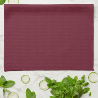 Deep Red With Autumn Vibes Kitchen Towel