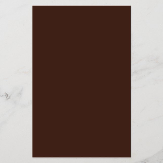 Deep Rich Brown colour background Customisable Flyer (Front)