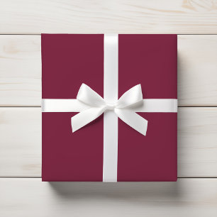 Deep Rich Burgundy Wine Solid Wrapping Paper