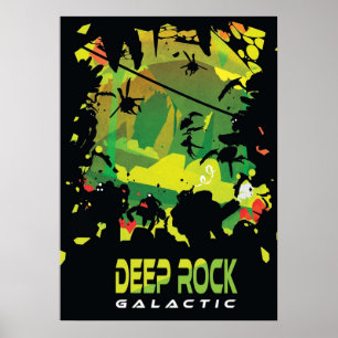 Deep Rock Galactic Fanart Artwork  Poster