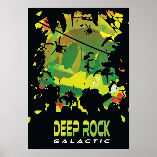 Deep Rock Galactic Fanart Artwork  Poster (Front)