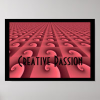Deep Rose Pattern Design - Creative Passion
