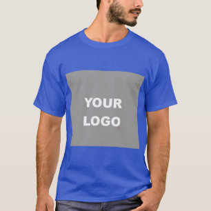 Deep Royal Colour Add Your Image Photo Picture Log T-Shirt