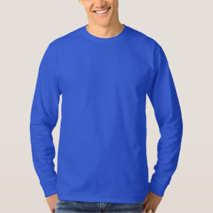 Deep Royal Men's Basic Long Sleeve T-Shirt